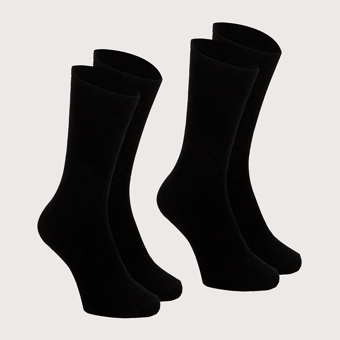Lot de 2 paires de chaussettes mi- hautes homme Coton Peigné Eminence - Image 4
