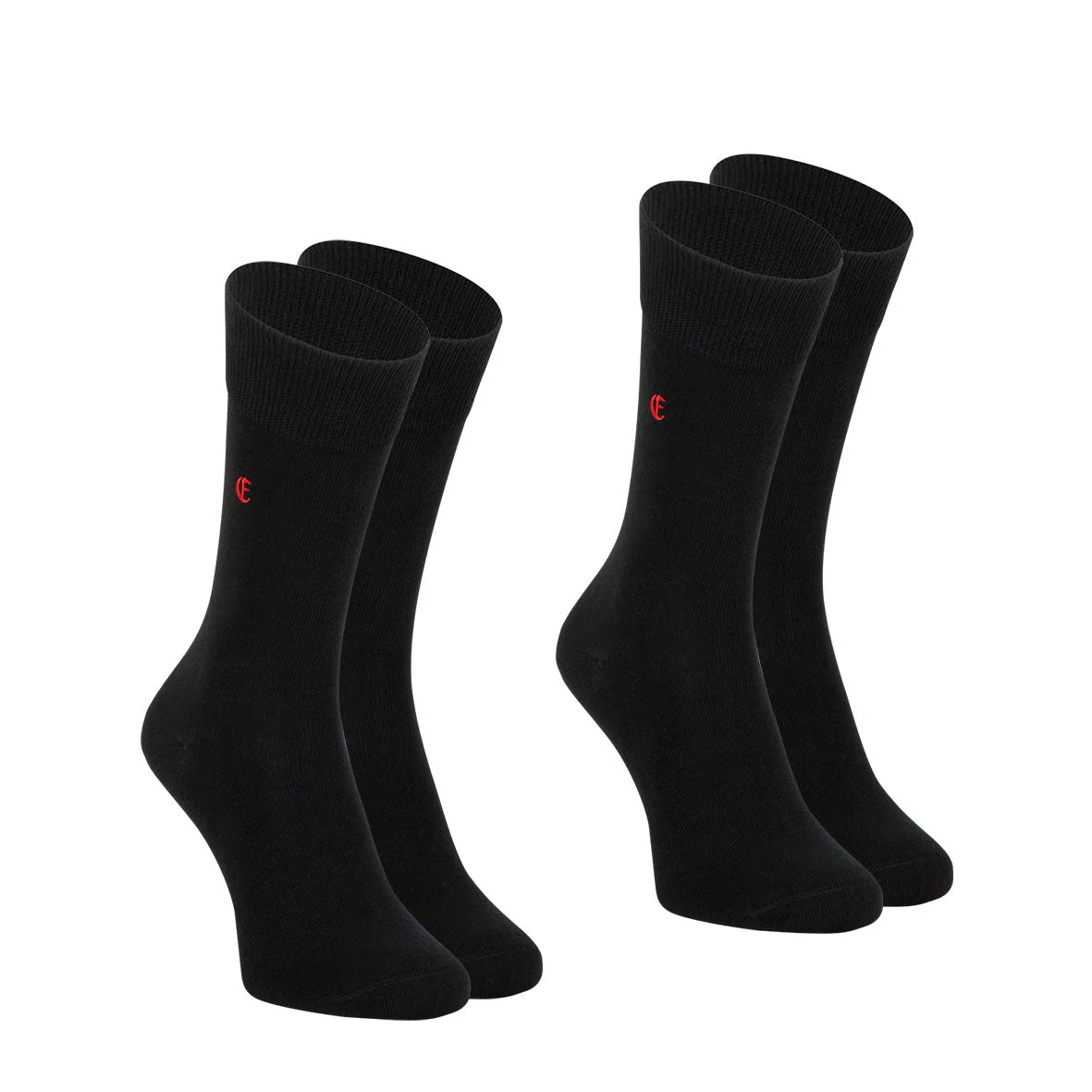Lot de 2 paires de chaussettes mi-hautes homme Essentiels coton peigné Eminence - Image 3