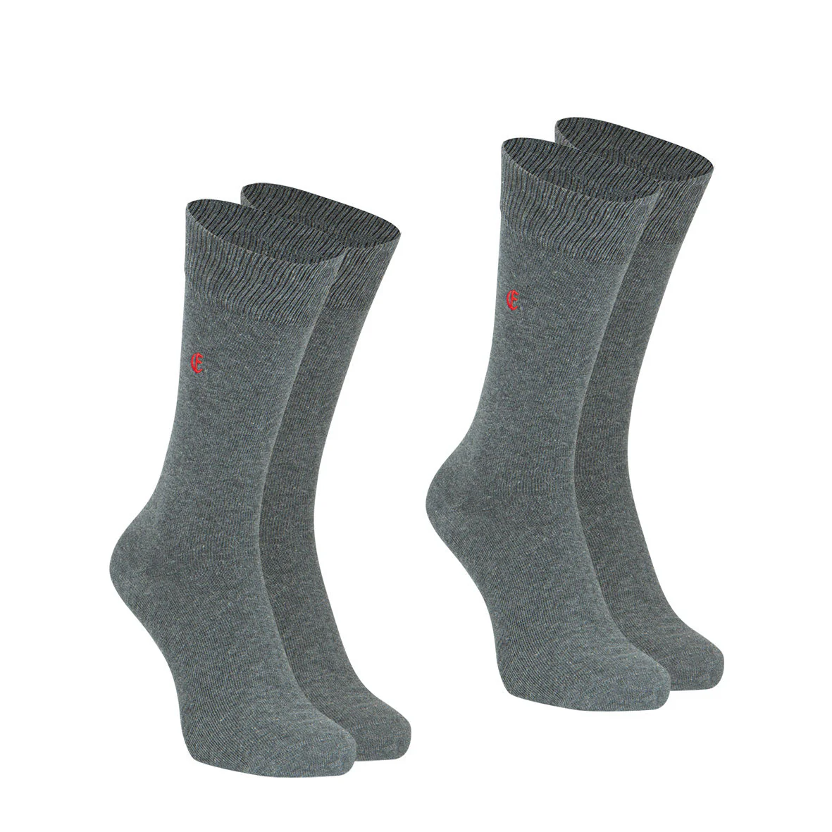 Lot de 2 paires de chaussettes mi-hautes homme Essentiels coton peigné Eminence - Image 3