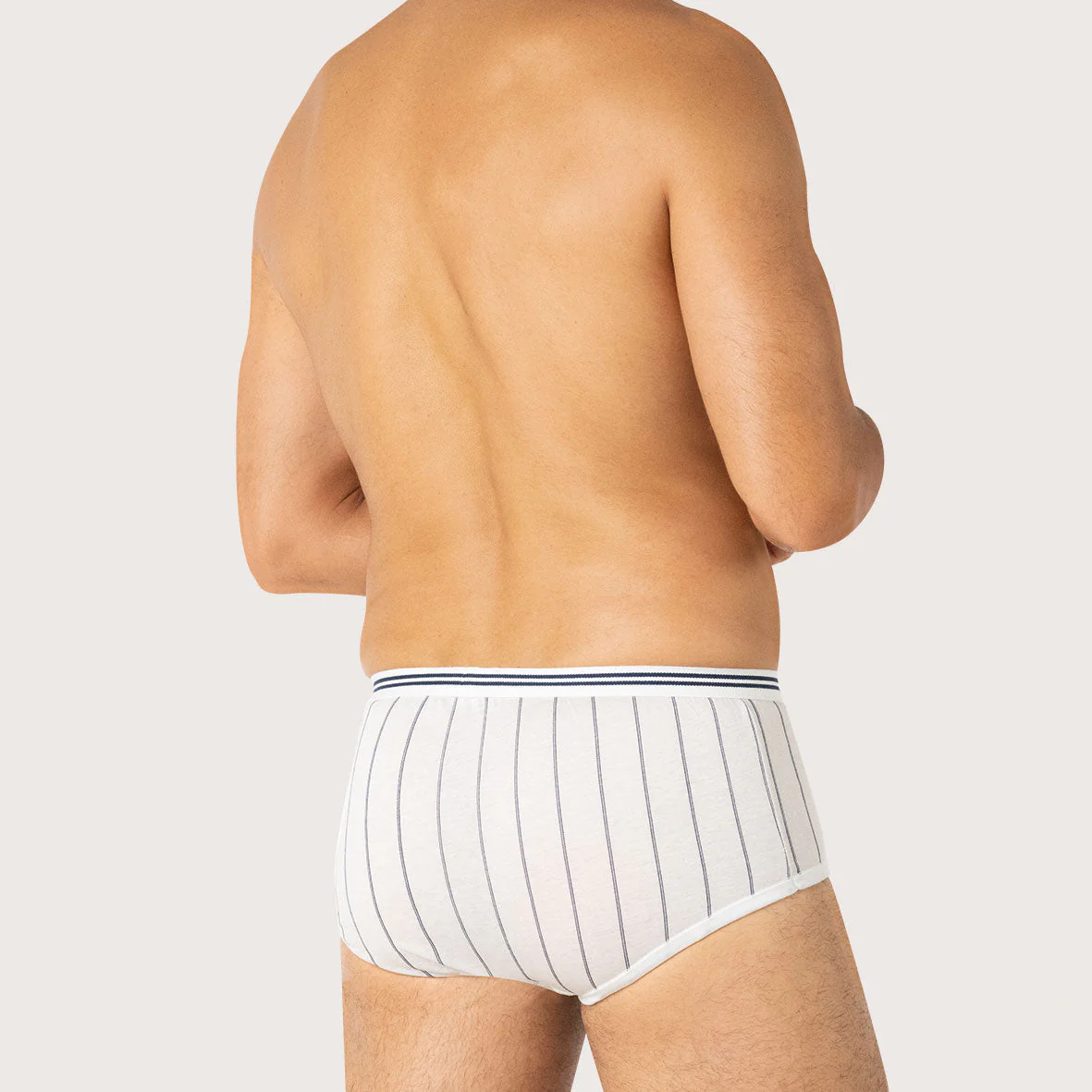Lot de 2 slips taille haute ouvert Coton mercerisé Eminence - Image 3
