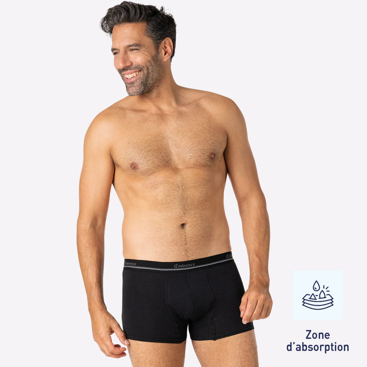 Lot de 3 boxers pour fuites urinaires Homme Sérénité Eminence - Image 2