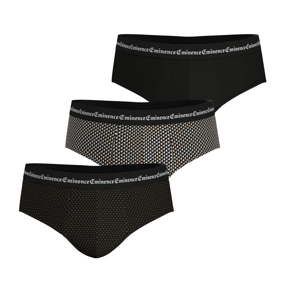 Lot de 3 slips homme Business Print Eminence