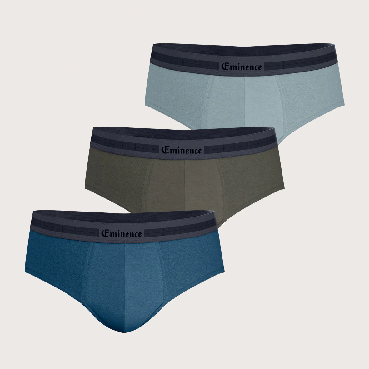 Lot de 3 slips homme Exception Eminence