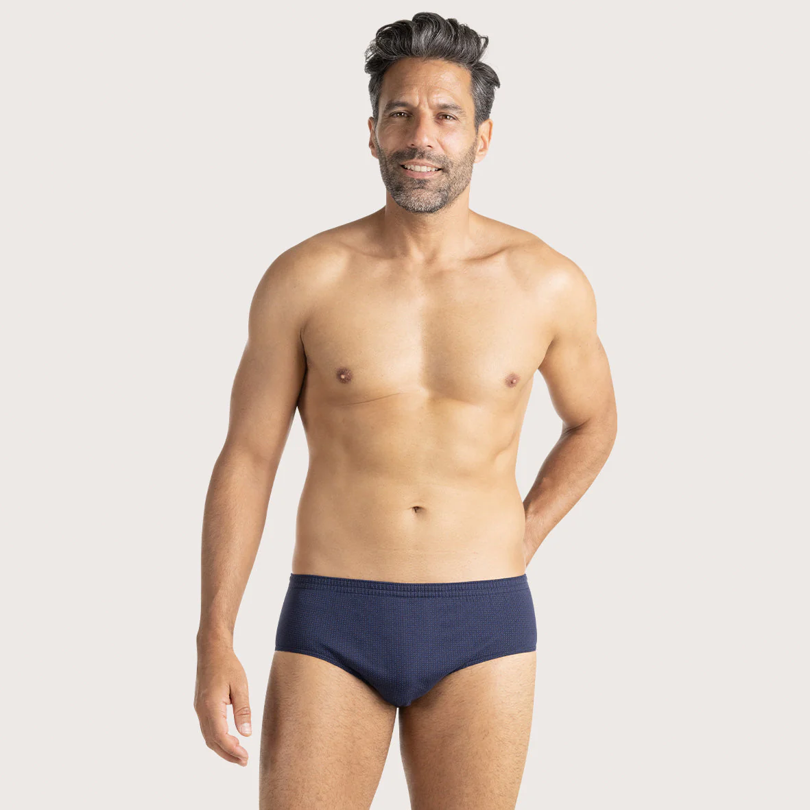 Lot de 3 slips homme taille haute fermé Trio Fantaisie Eminence - Image 5