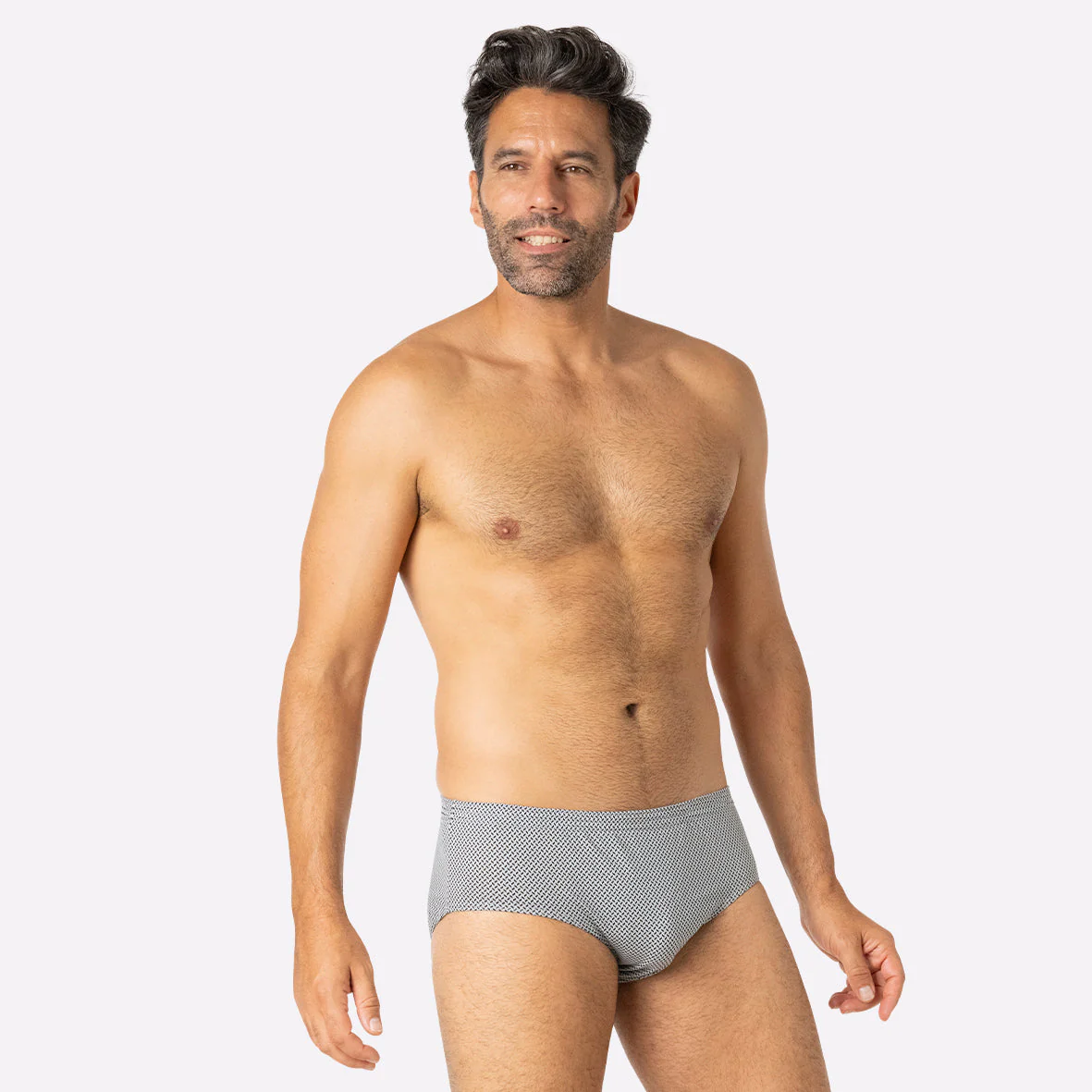 Lot de 3 slips taille haute fermé homme Trio Fantaisie Eminence - Image 2