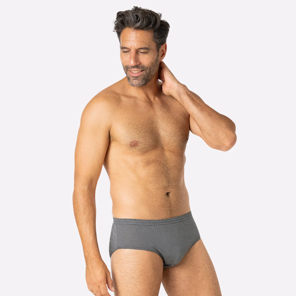 Lot de 3 slips taille haute fermé homme Trio Fantaisie Eminence - Image 4