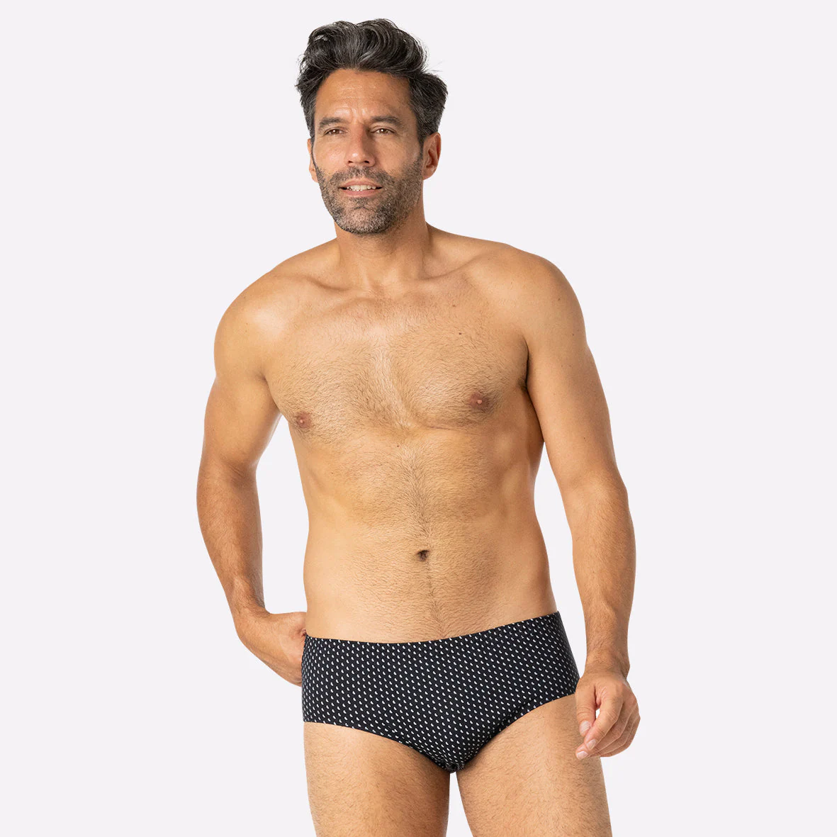 Lot de 3 slips taille haute fermé homme Trio Fantaisie Eminence - Image 5