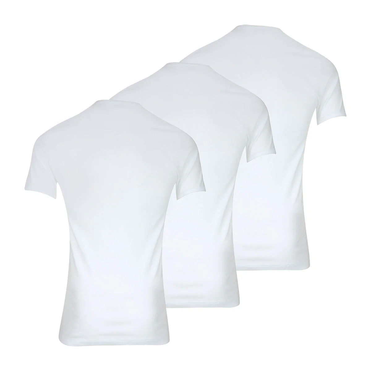 Lot de 3 tee-shirts col rond Pur coton Premium Eminence - Image 4