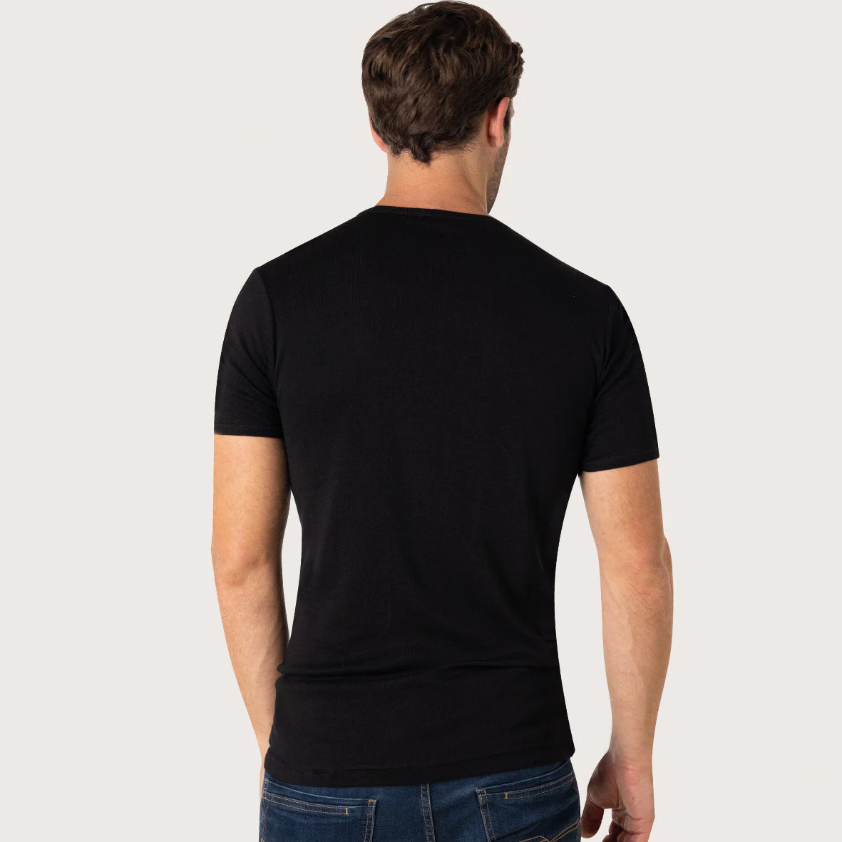 Lot de 3 tee-shirts col rond Pur coton Premium Eminence - Image 3