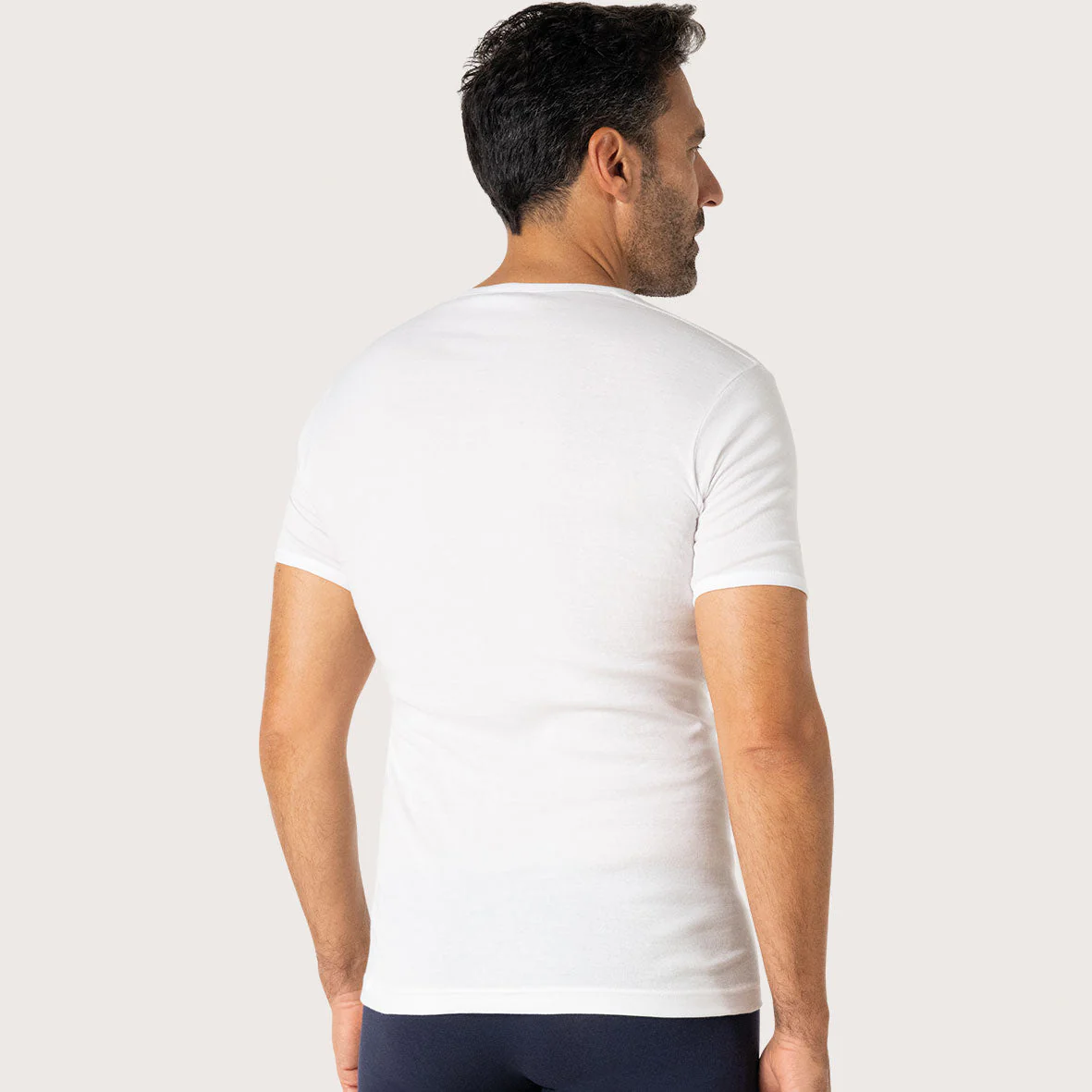 Lot de 3 tee-shirts col V Pur coton Premium Eminence - Image 3