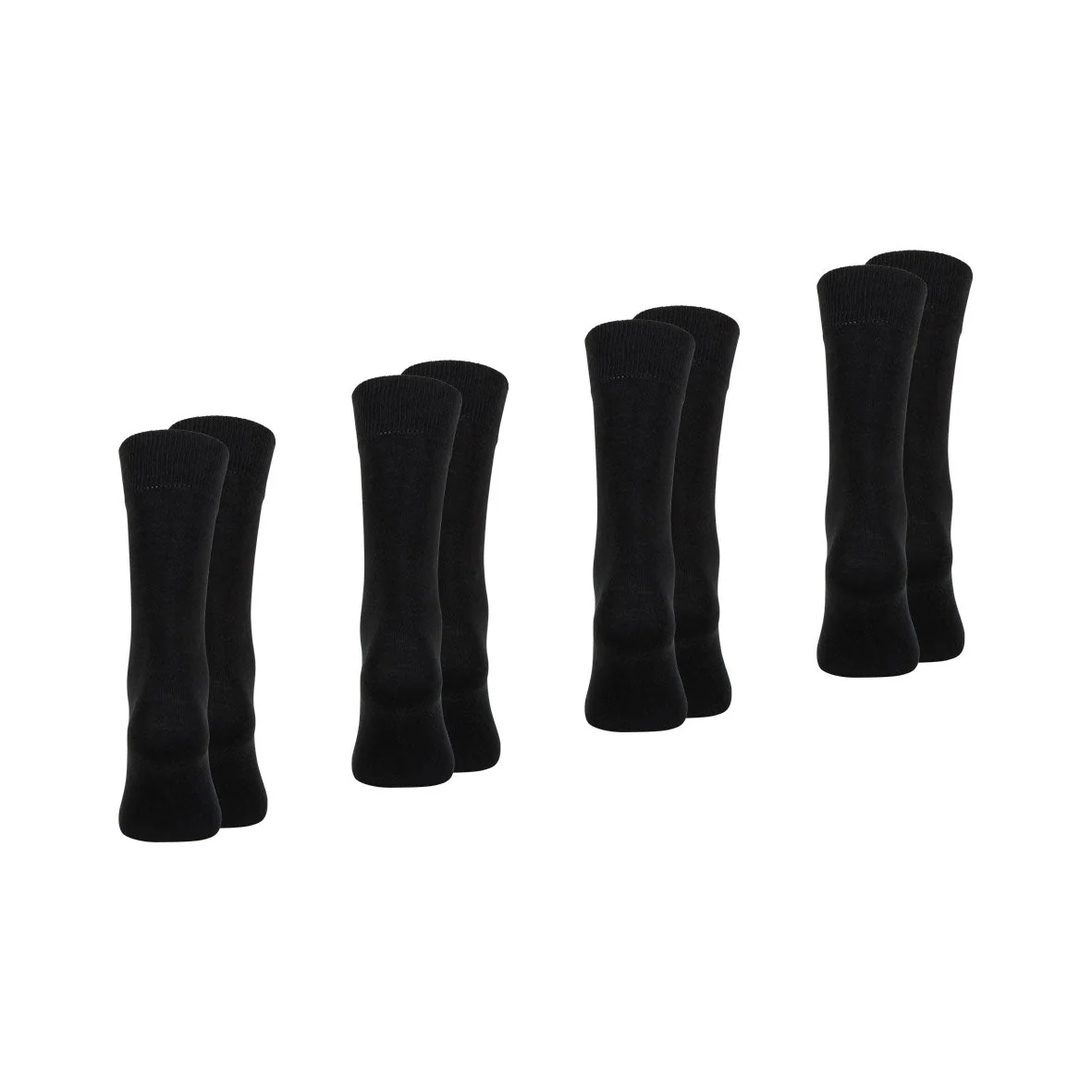Lot de 4 paires de chaussettes mi-hautes homme Essentiels coton peigné Eminence - Image 4