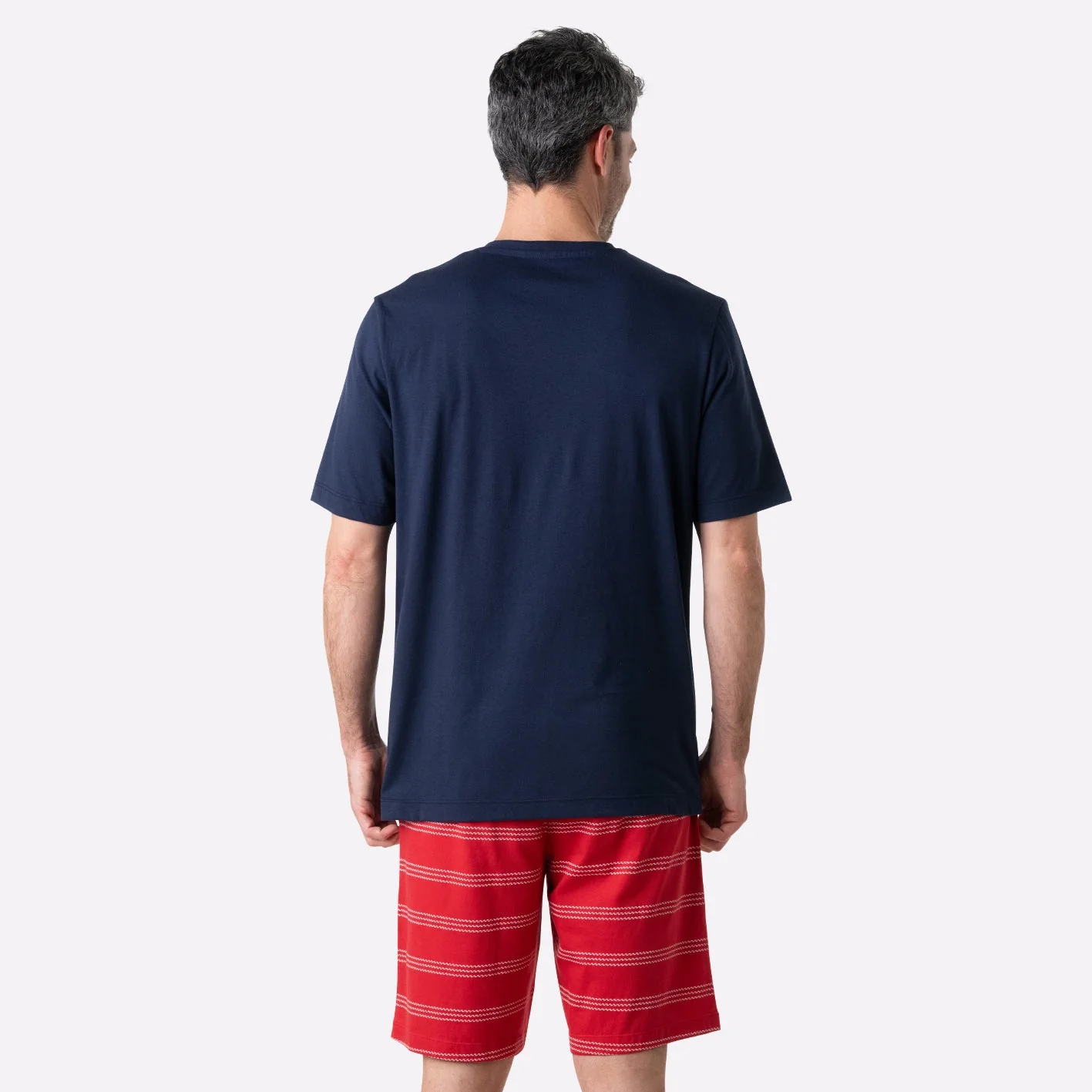 Pyjama court col T homme Nautique Eminence - Image 5