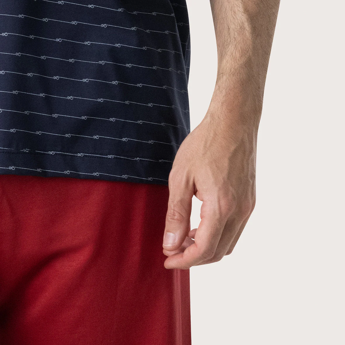 Pyjama court homme Mercerisé Eminence - Image 3