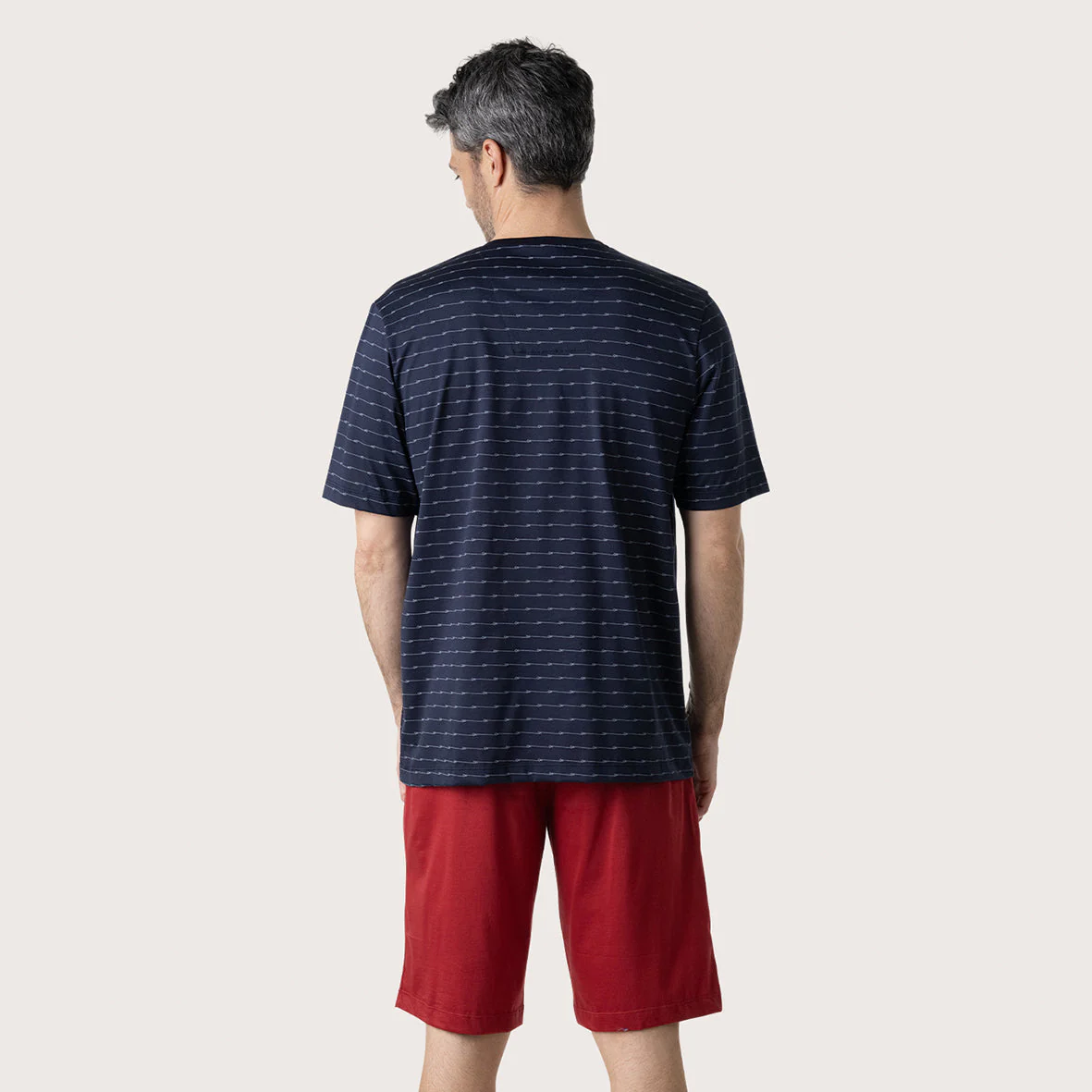 Pyjama court homme Mercerisé Eminence - Image 4