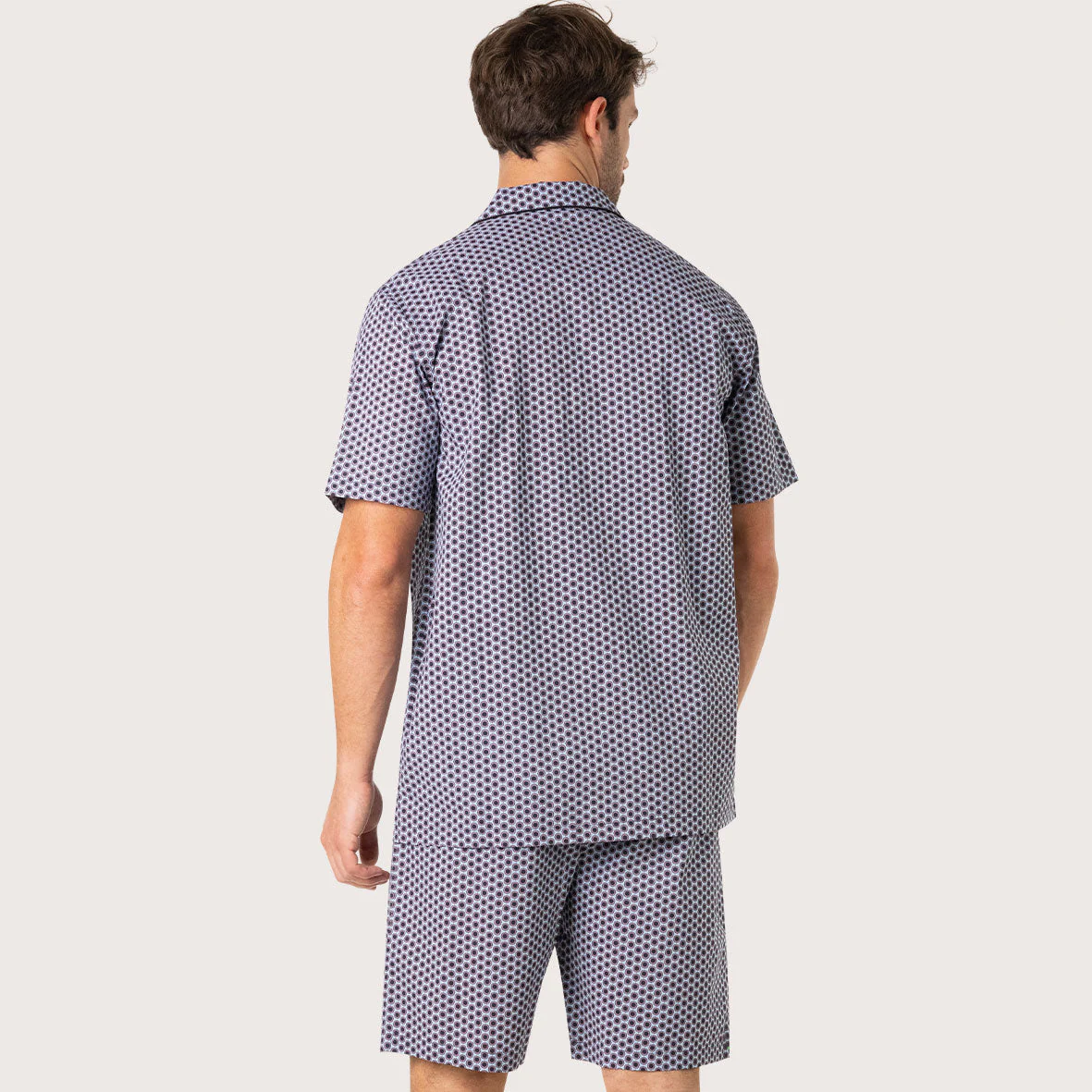 Pyjama court ouvert homme Popeline Eminence - Image 5