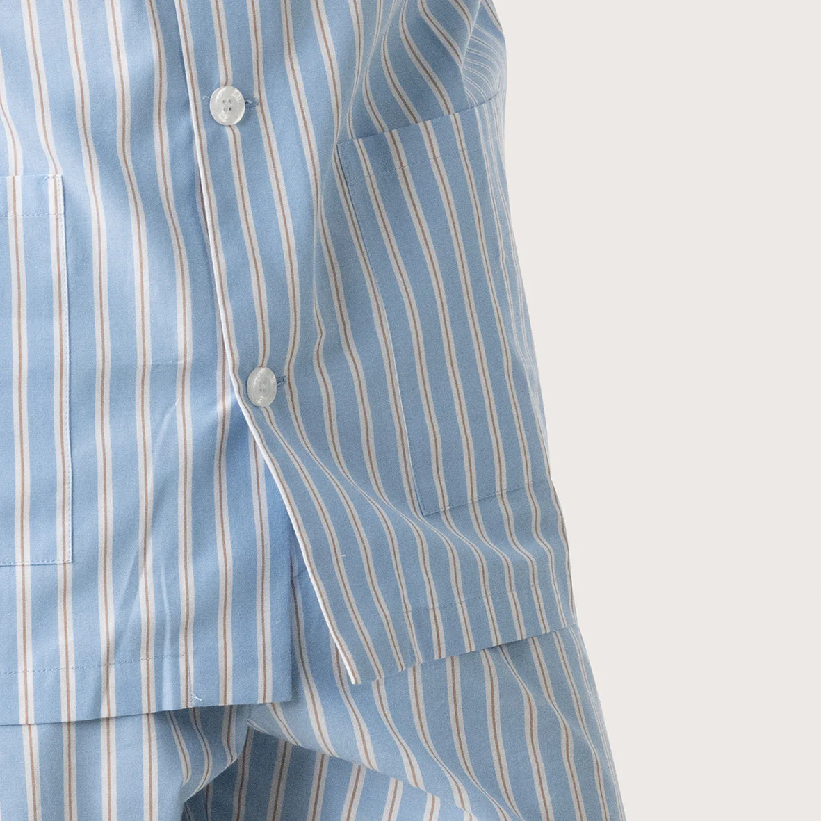 Pyjama court ouvert homme Popeline Eminence - Image 3
