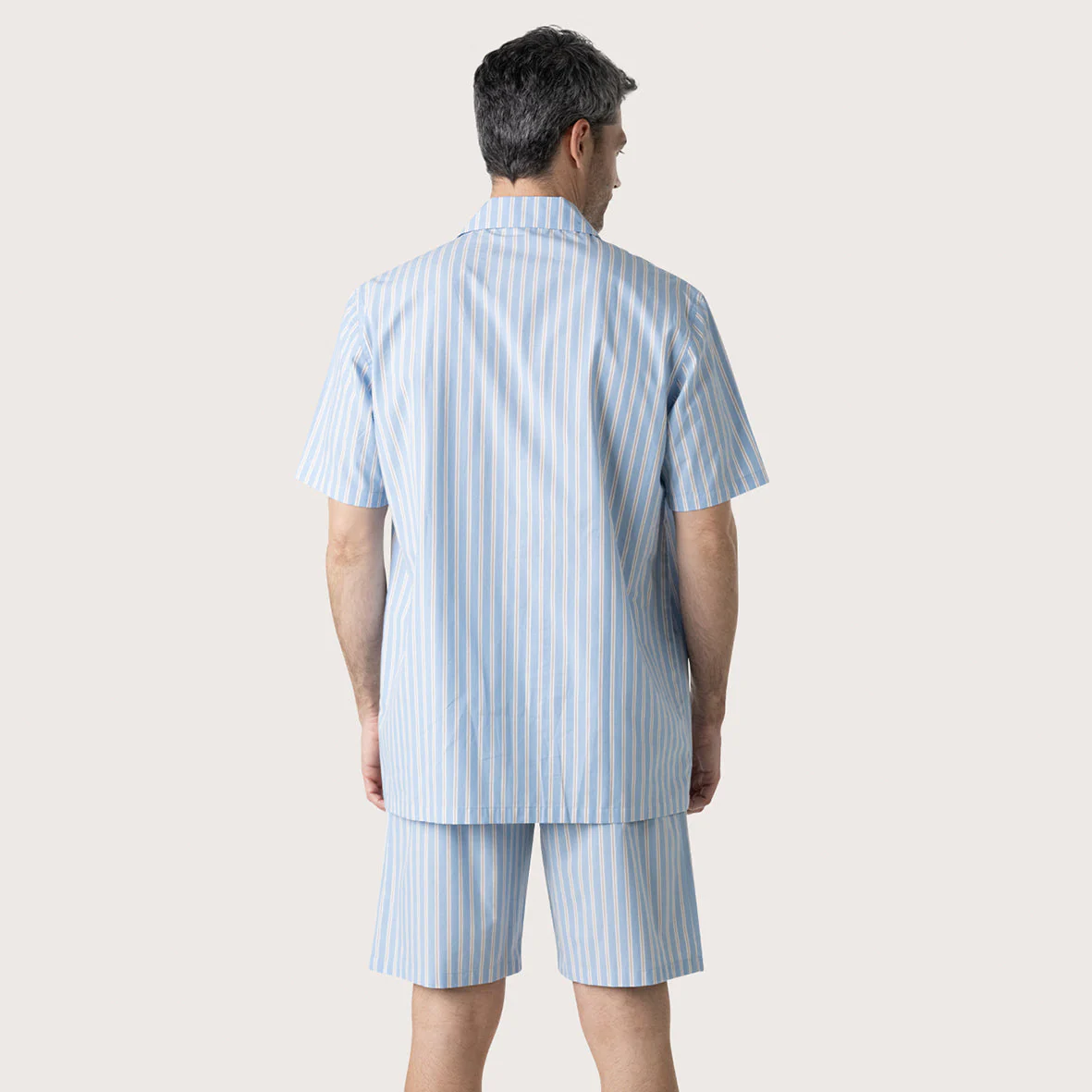 Pyjama court ouvert homme Popeline Eminence - Image 4