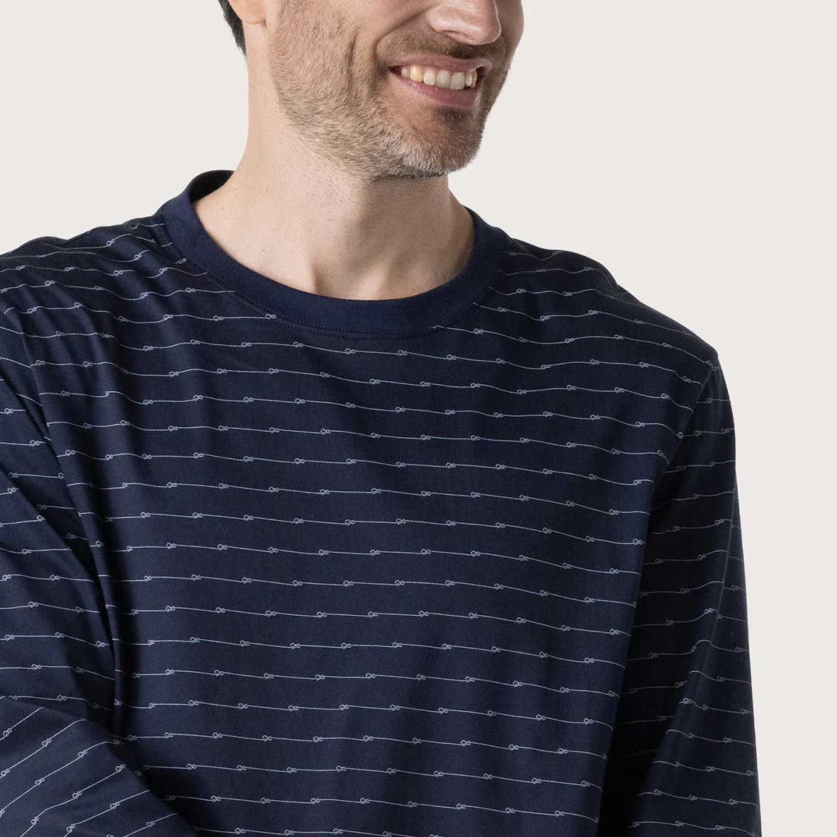 Pyjama jogger long homme Mercerisé Eminence - Image 2