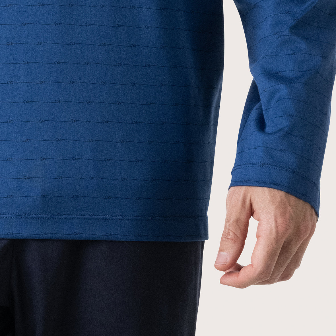 Pyjama long Mercerisé Homme Eminence - Vendu en boîte cadeau - Image 4