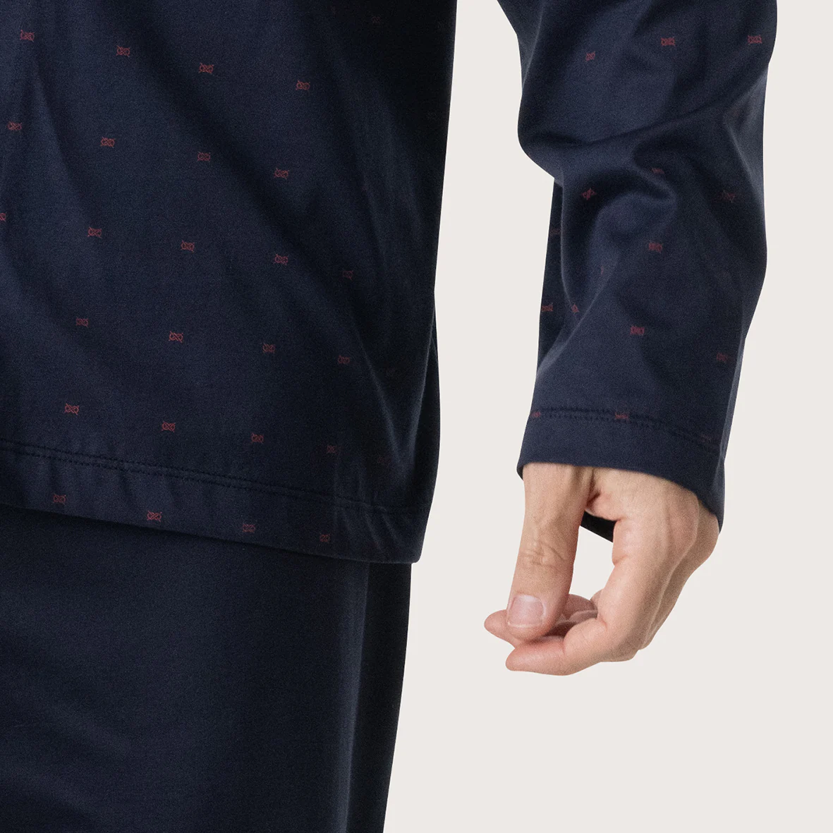 Pyjama long ouvert Mercerisé Homme Eminence - Vendu en boîte cadeau - Image 4