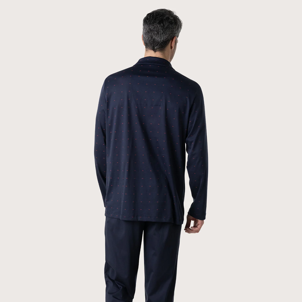 Pyjama long ouvert Mercerisé Homme Eminence - Vendu en boîte cadeau - Image 5