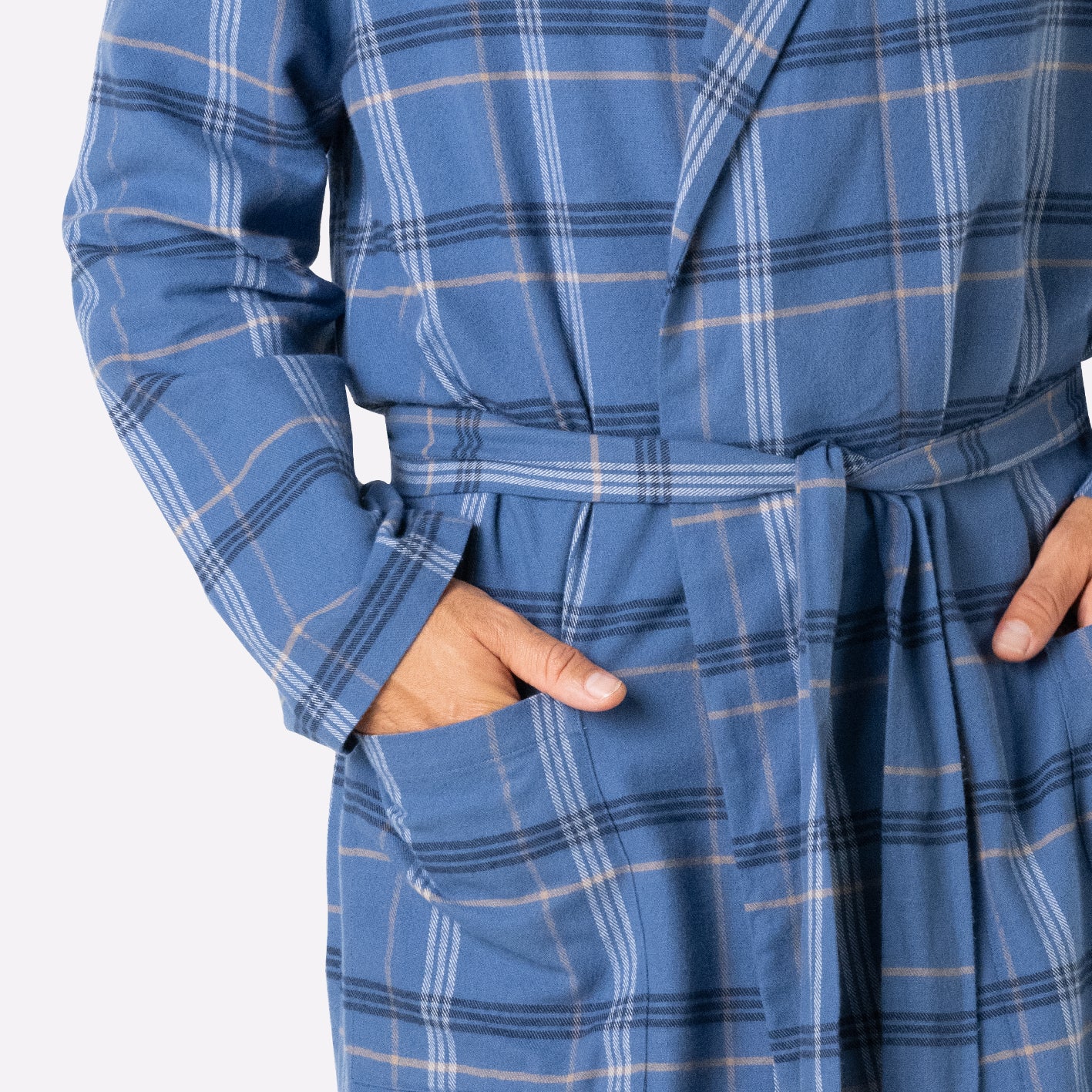 Robe de chambre homme flanelle Eminence - Image 3