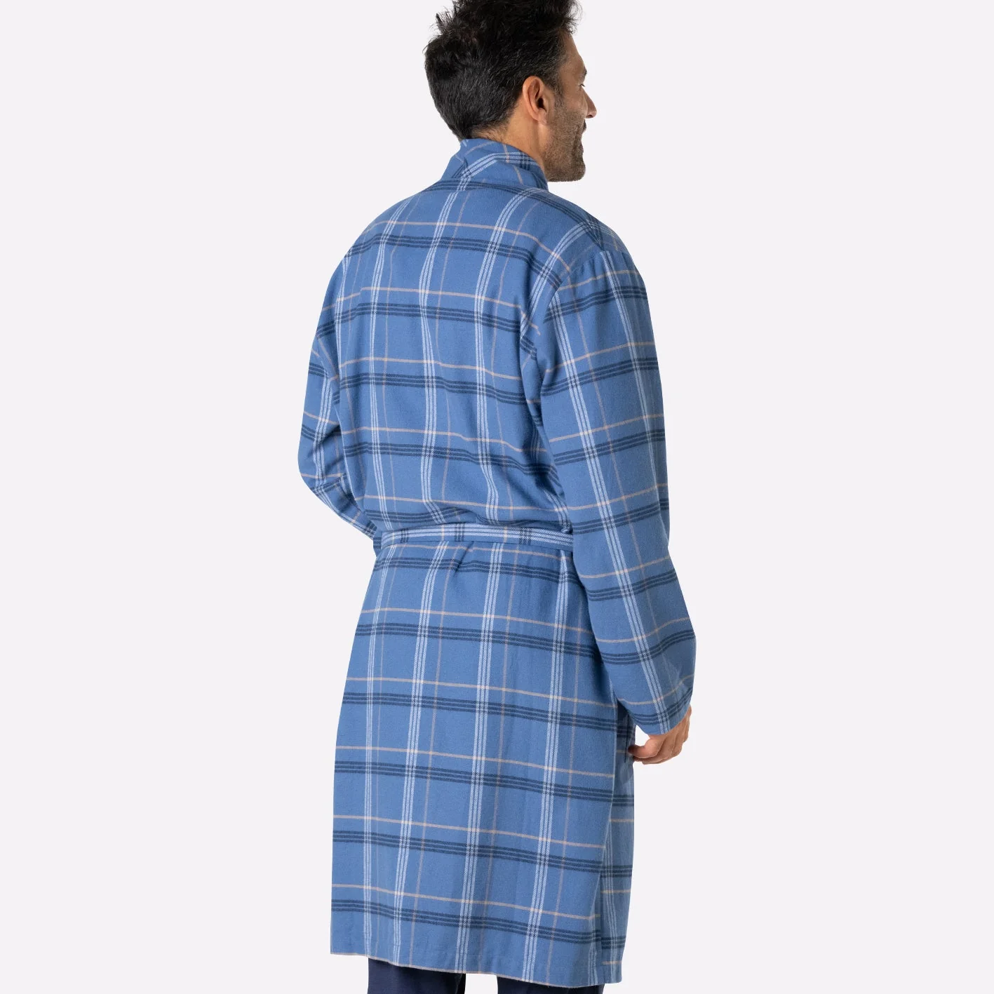Robe de chambre homme flanelle Eminence - Image 4