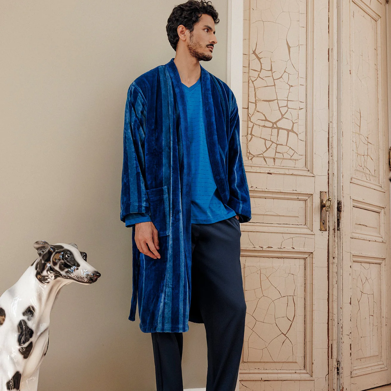Robe de chambre Peignoir Eponge homme Eminence - Image 5
