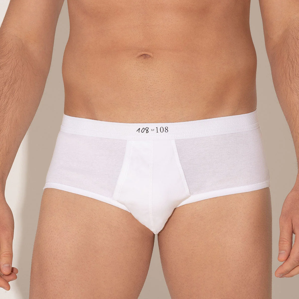 Slip taille haute ouvert Pur coton Premium Eminence - Image 2