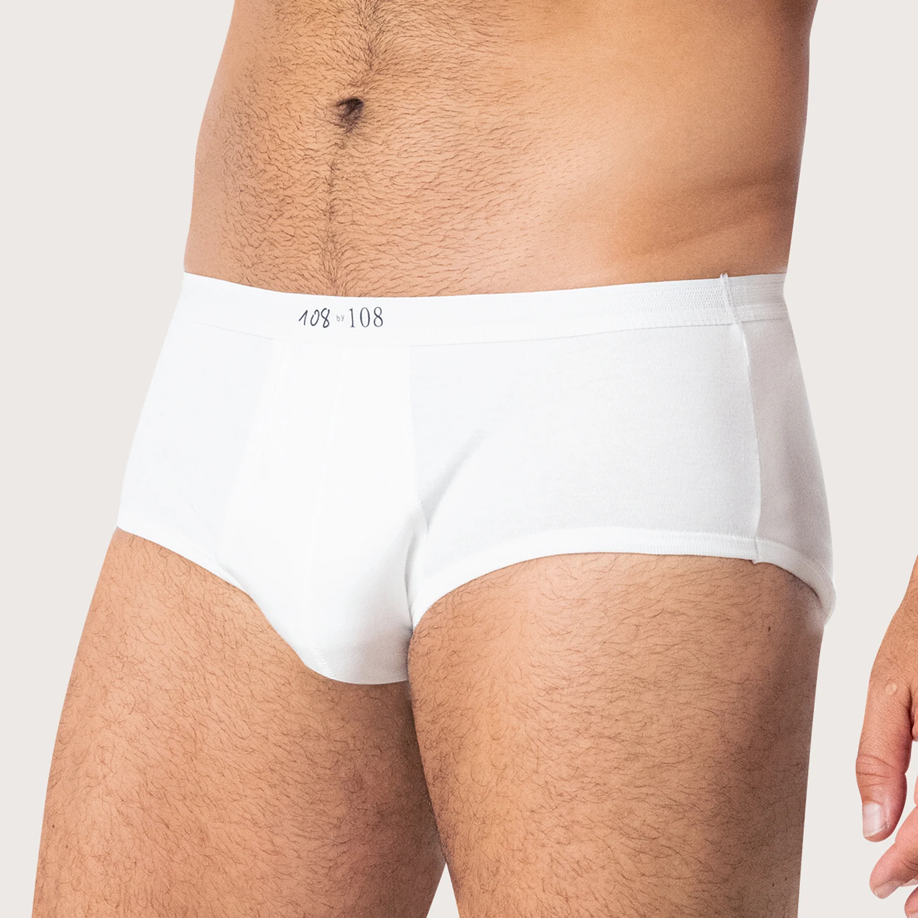 Slip taille haute ouvert Pur coton Premium Eminence - Image 3