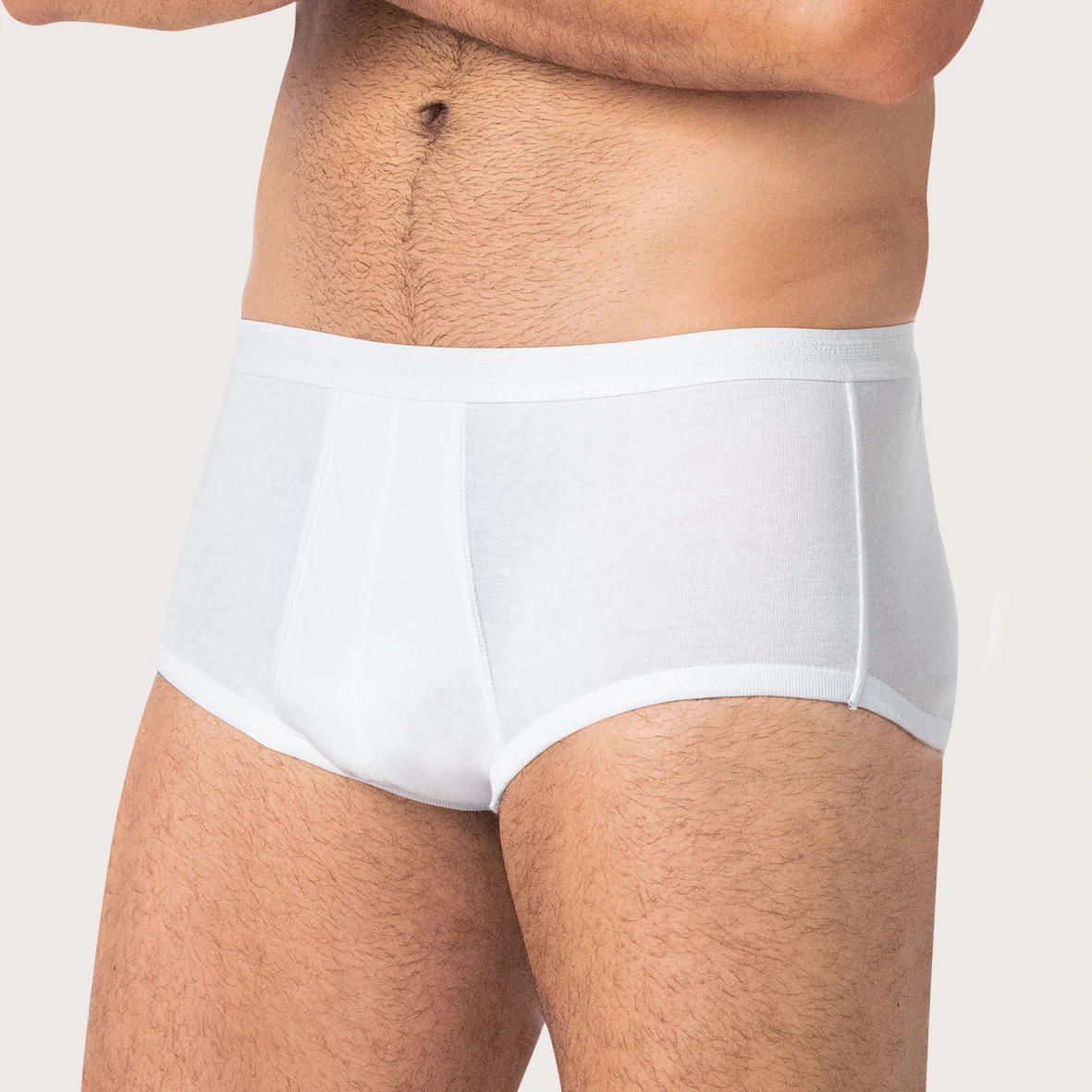 Slip taille haute ouvert homme Pur coton Premium Eminence - Image 4