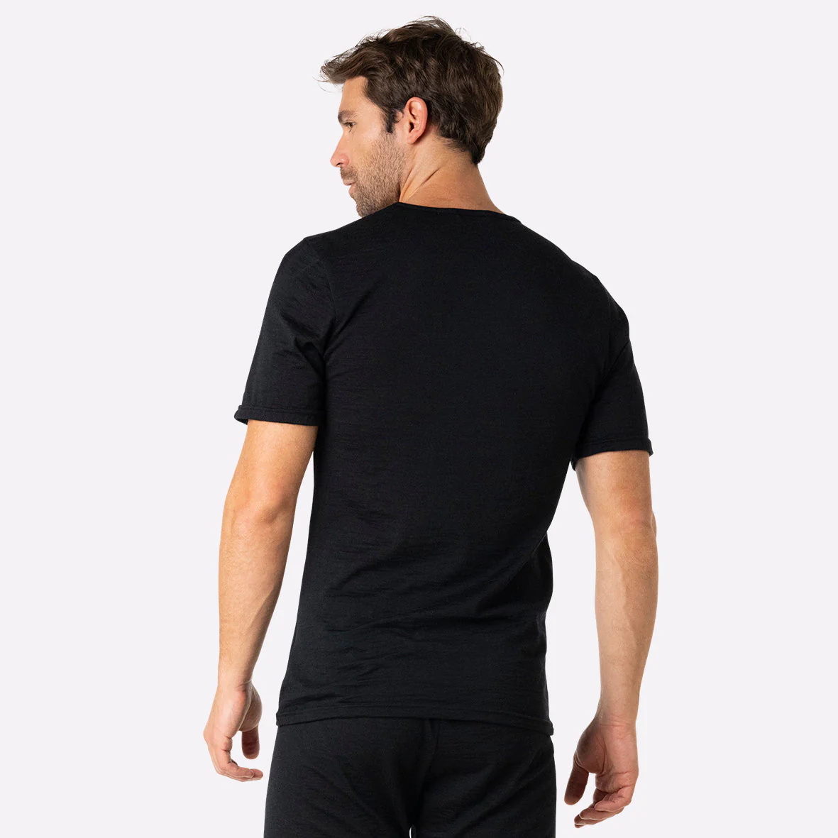 Tee-shirt col rond manches courtes homme Ligne Chaude Merinos Eminence - Image 2