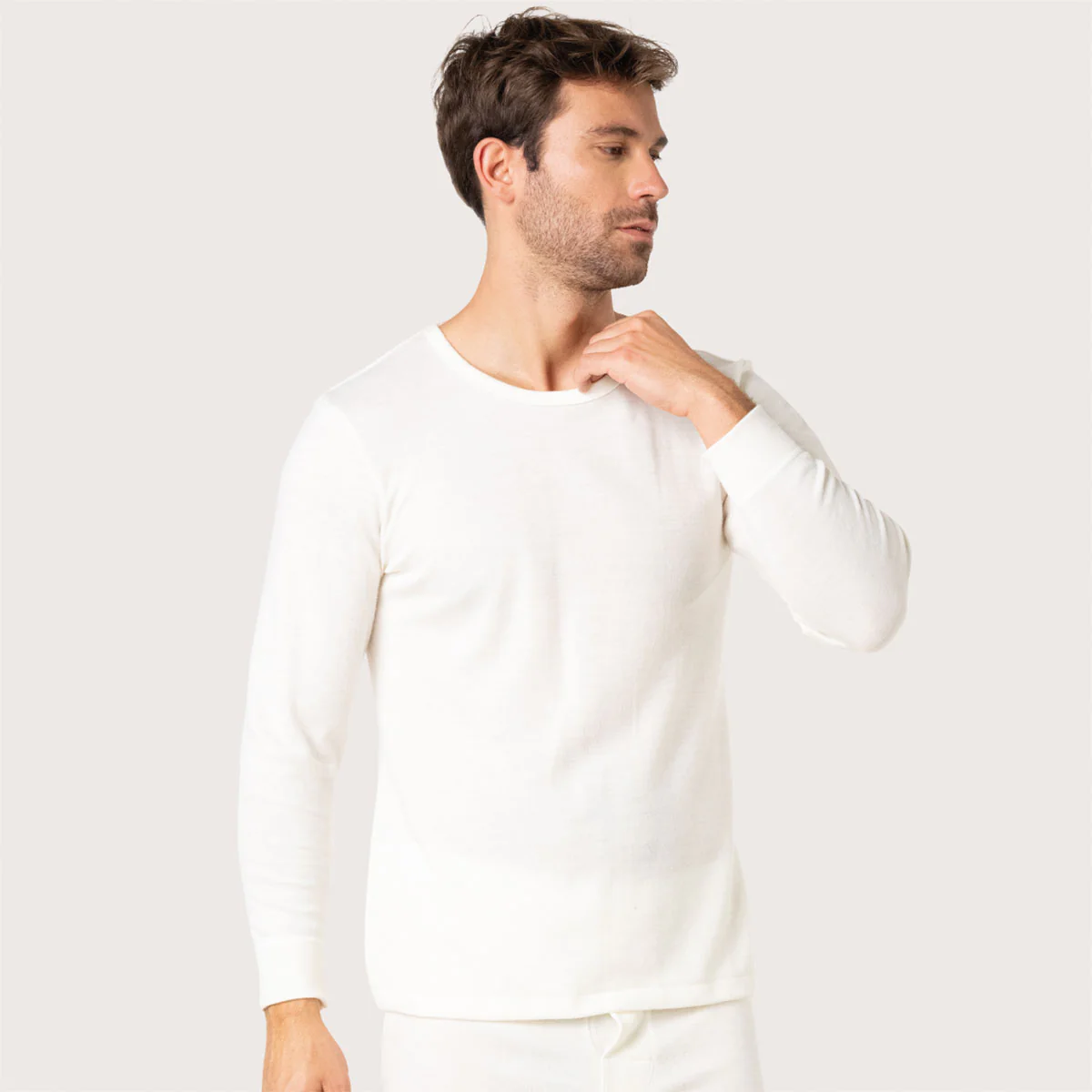 Tee shirt col rond manches longues homme Ligne Chaude Eminence