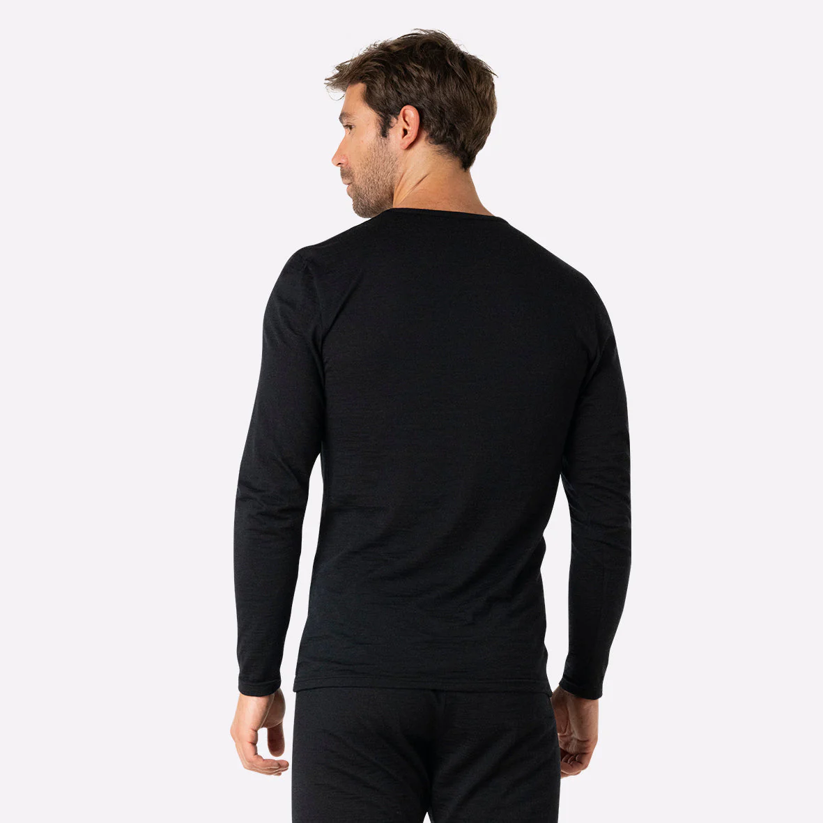 Tee-shirt col rond manches longues homme Ligne Chaude Mérinos Eminence - Image 2