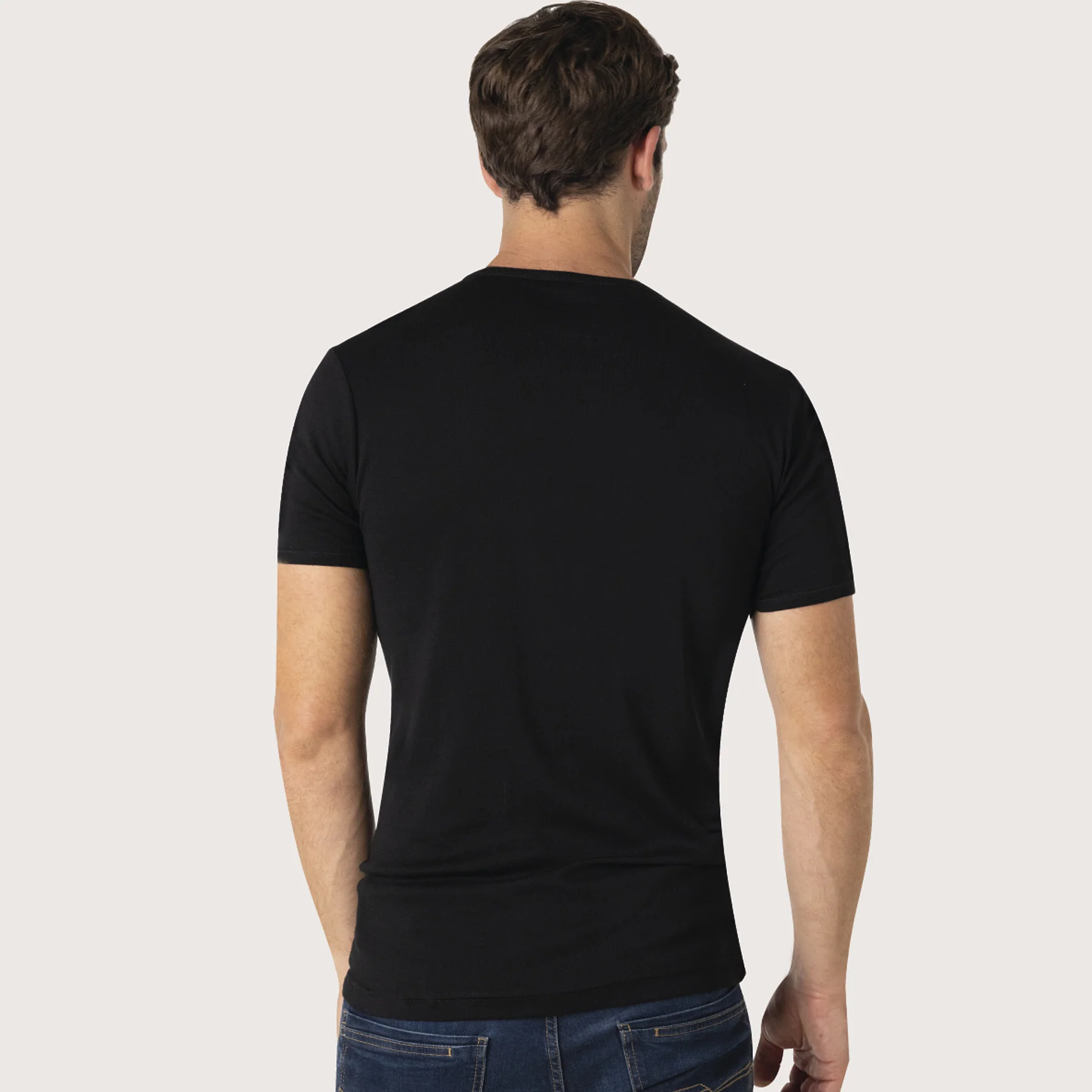 Tee-shirt col rond Pur coton Premium Eminence - Image 3