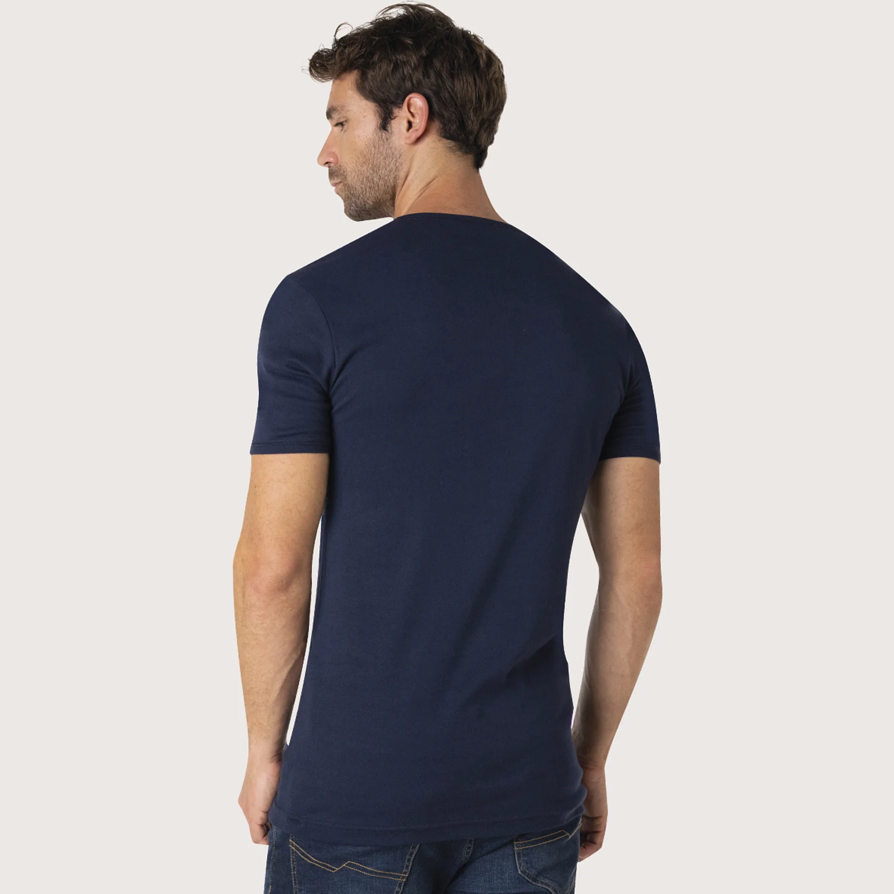 Tee-shirt col rond Pur coton Premium Eminence - Image 3