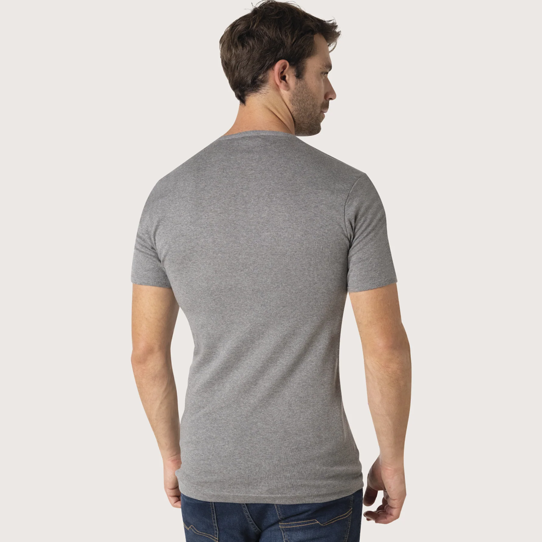Tee-shirt col rond Pur coton Premium Eminence - Image 3