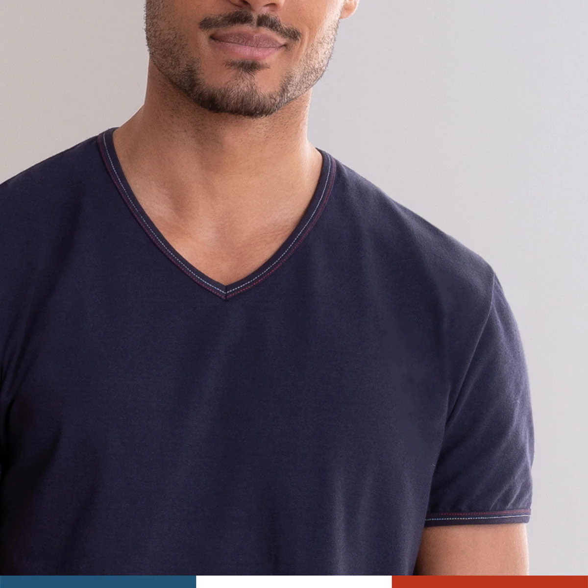 Tee-shirt col V homme Fait en France Eminence - Image 4