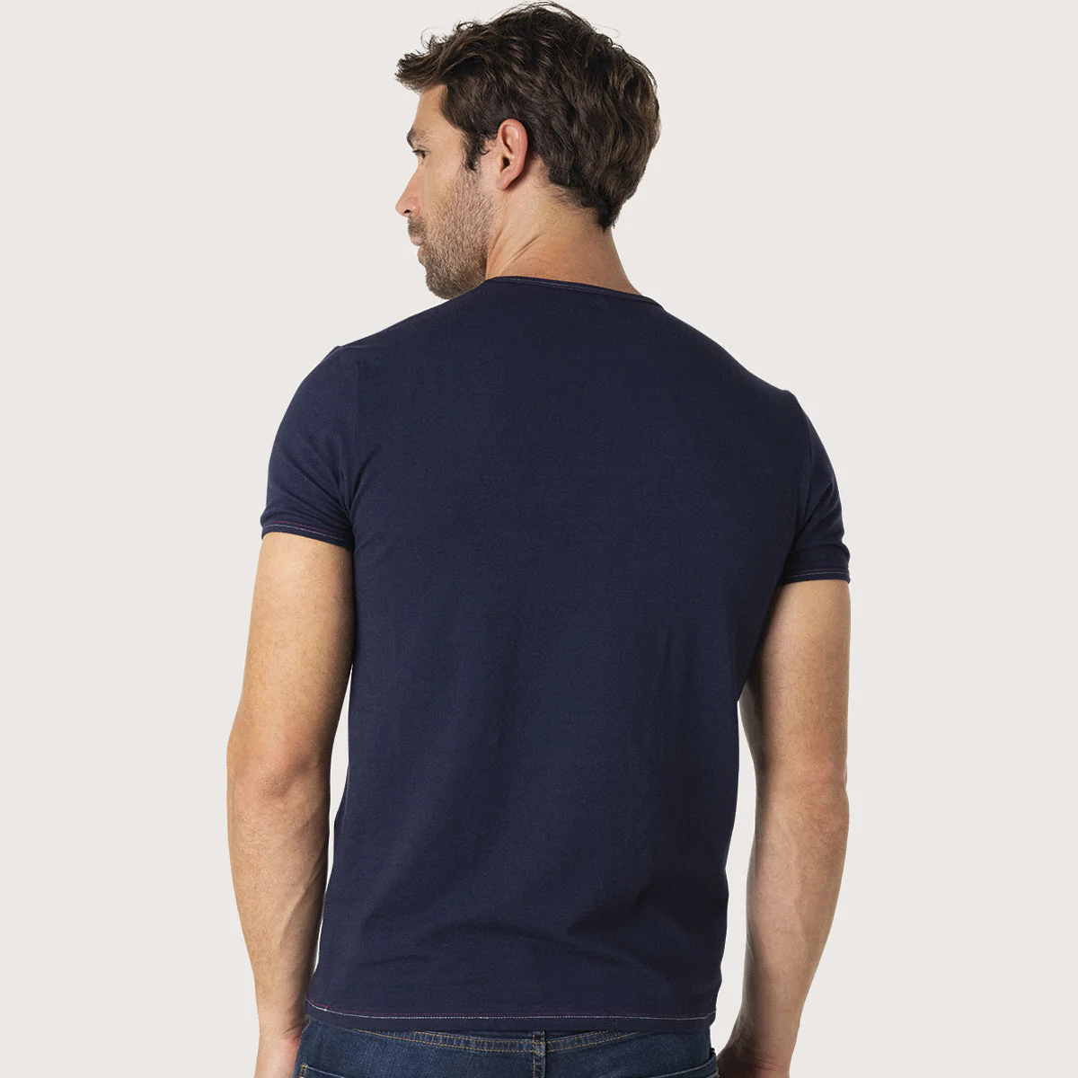Tee-shirt col V homme Fait en France Eminence - Image 5